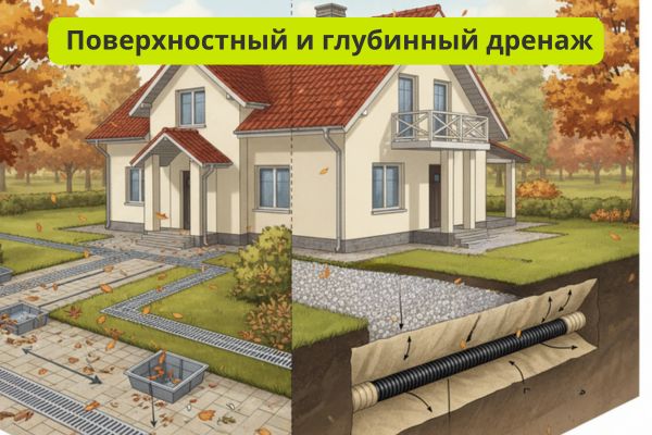 Виды дренажа фото